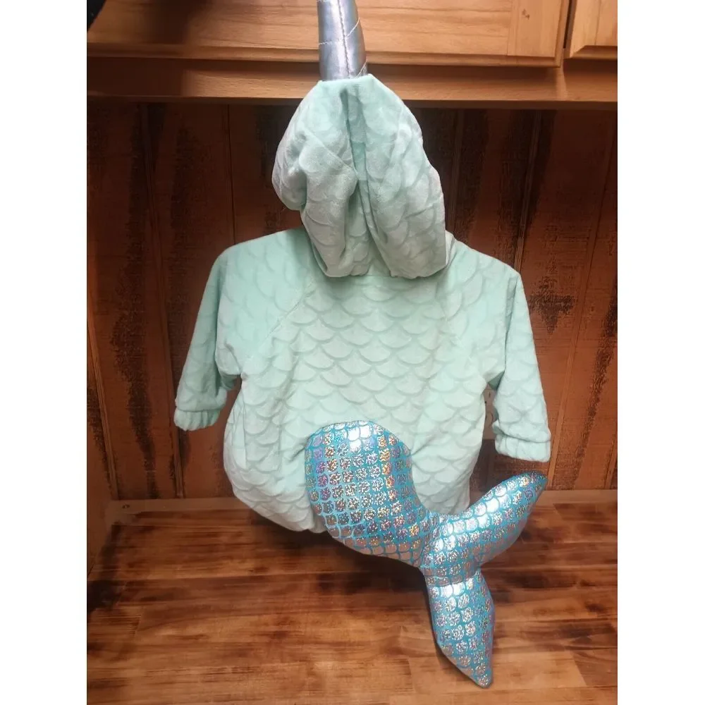 Hyde & Eek Halloween‎ Baby Pullover Narwhal Costume 0-6 Months. New Old Stock